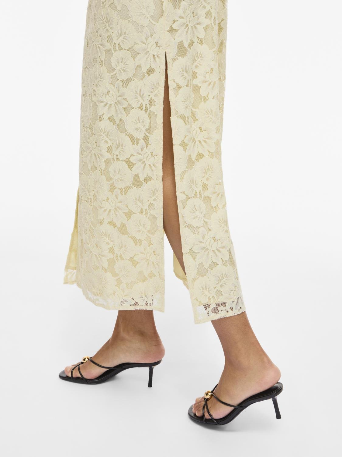 VIMALA Midi Dress - Pastel Yellow - VERO MODA & VILA Bergvik